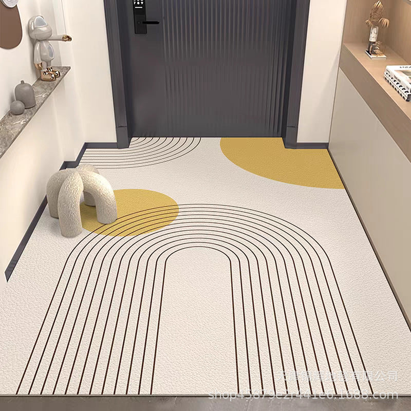 Abstrakter geometrischer gemusterter Bereichsteppich
