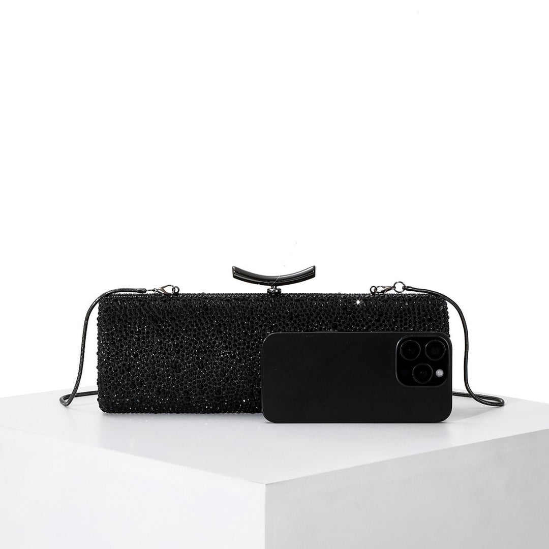 Glitzernde kristallbesetzte Abend-Clutch