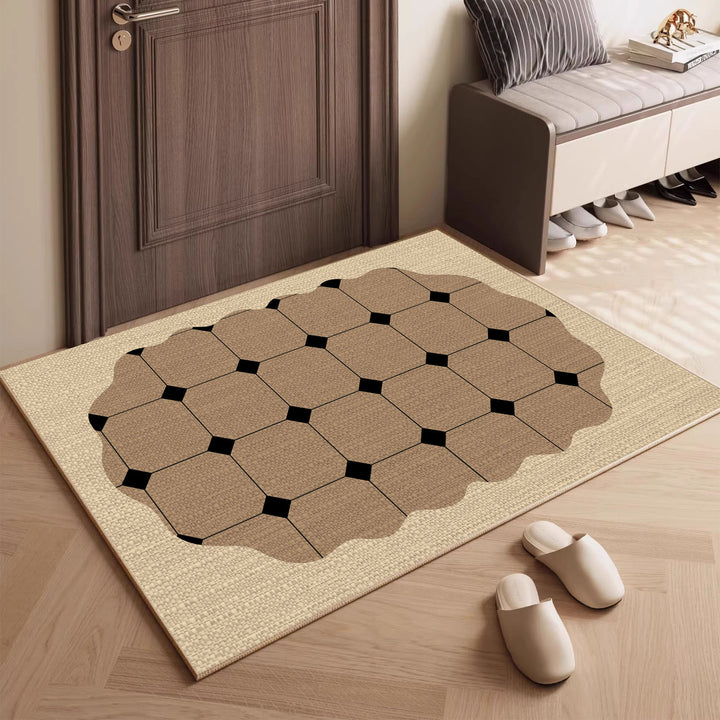 Geometrisches Muster Eingangsbereich matte