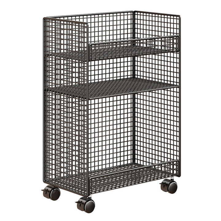 Vertikales Gitter-Mesh Doppeltes Desktop Buch- und Schreibwarenorganizer