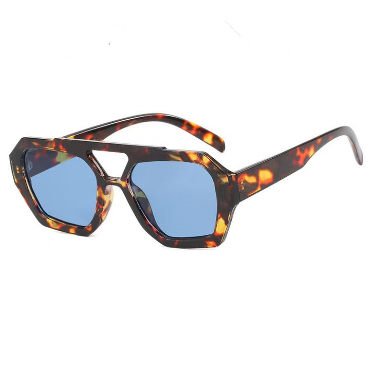 Zeitgenössische Geometrische Sonnenbrille Karnz