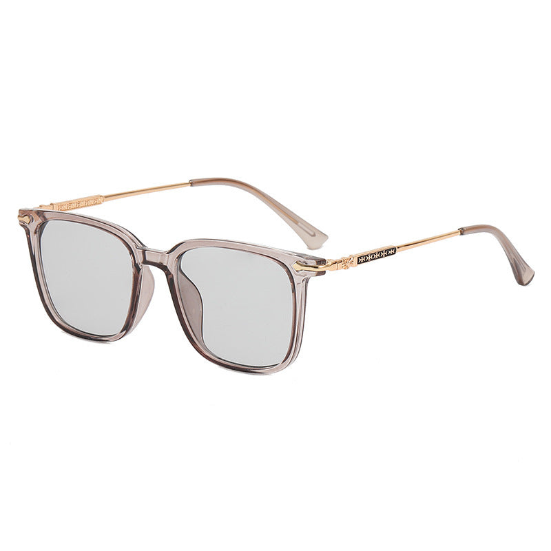 Damen modische Sonnenbrille mit elegantem Rahmen und kontrastierenden Gläsern Karnz