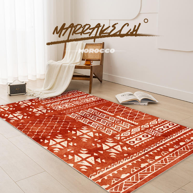 Geometrischer Bohemian Teppich