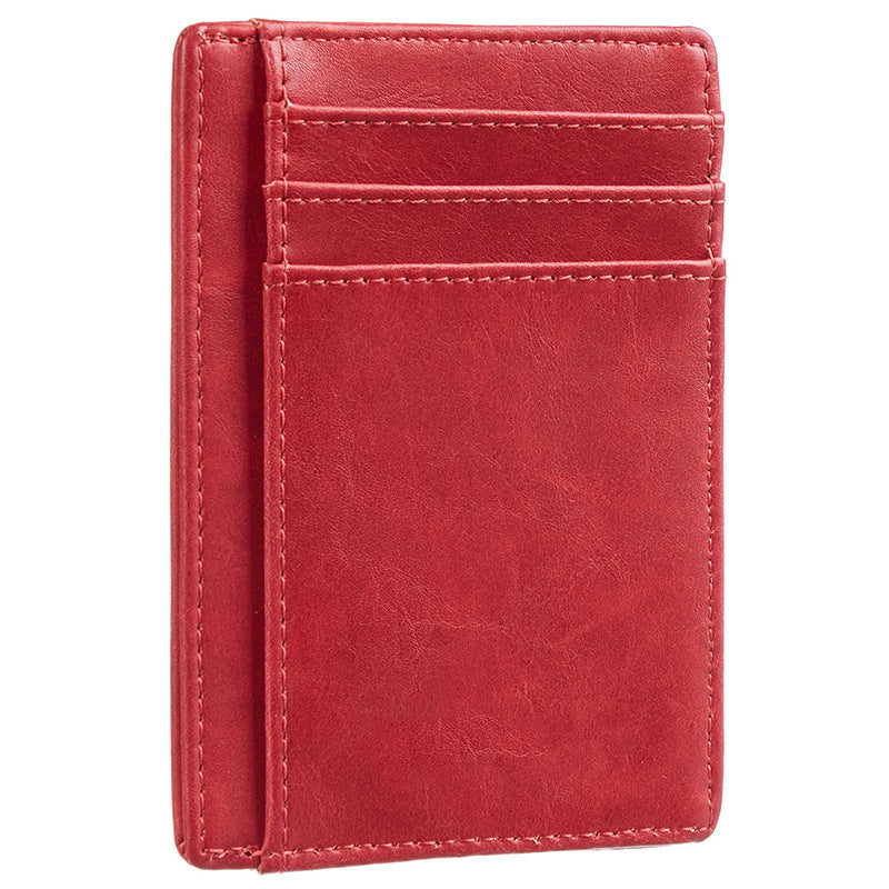 Vintage-inspirierter Leder-Kartenhalter Karnz