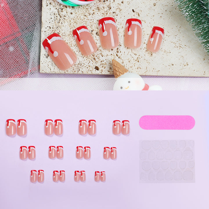 Festliche Press-On Nail Set Karnz