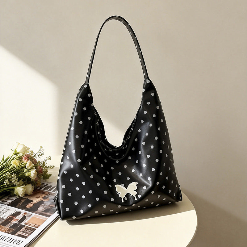 WoChic Punkte Schultertasche Karnz