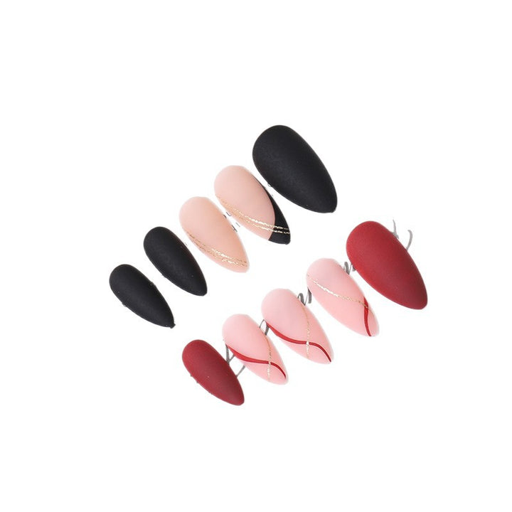 Elegantes French Tip Press-On Nail Set Karnz