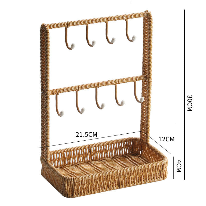 Unisex Vielseitiger Aufbewahrungskorb mit Haken Karnz