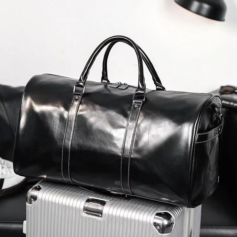 Luxuriöse Leder Reise Wochenendtasche