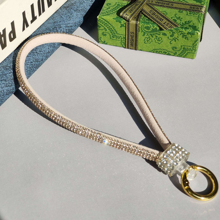 Glitzernder Strass-Handy-Lanyard Karnz