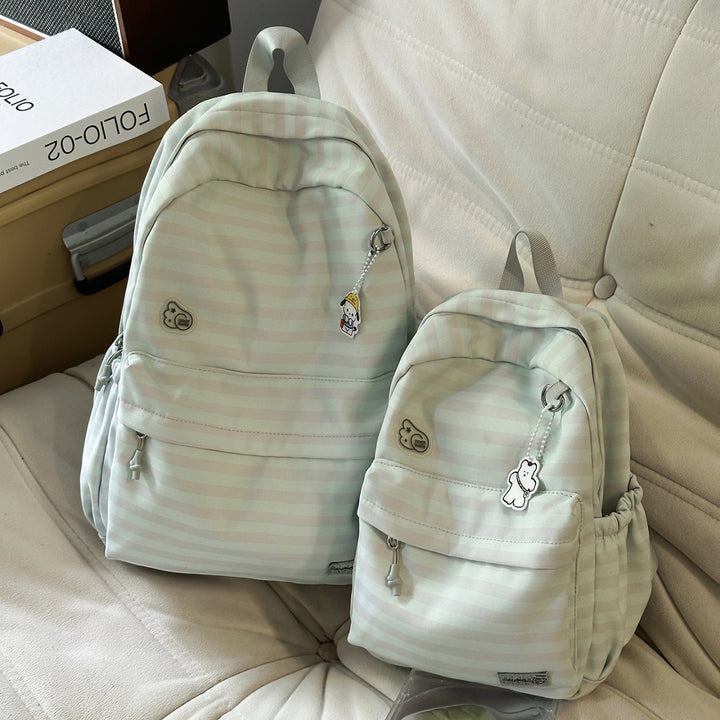 Verspielt Gestreifter Rucksack