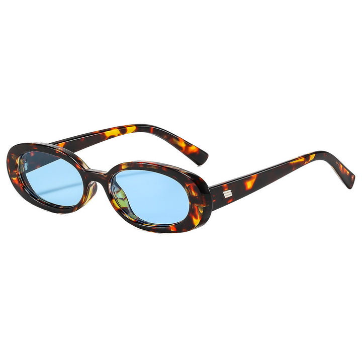 Stylische ovale Rahmen Sonnenbrille Karnz