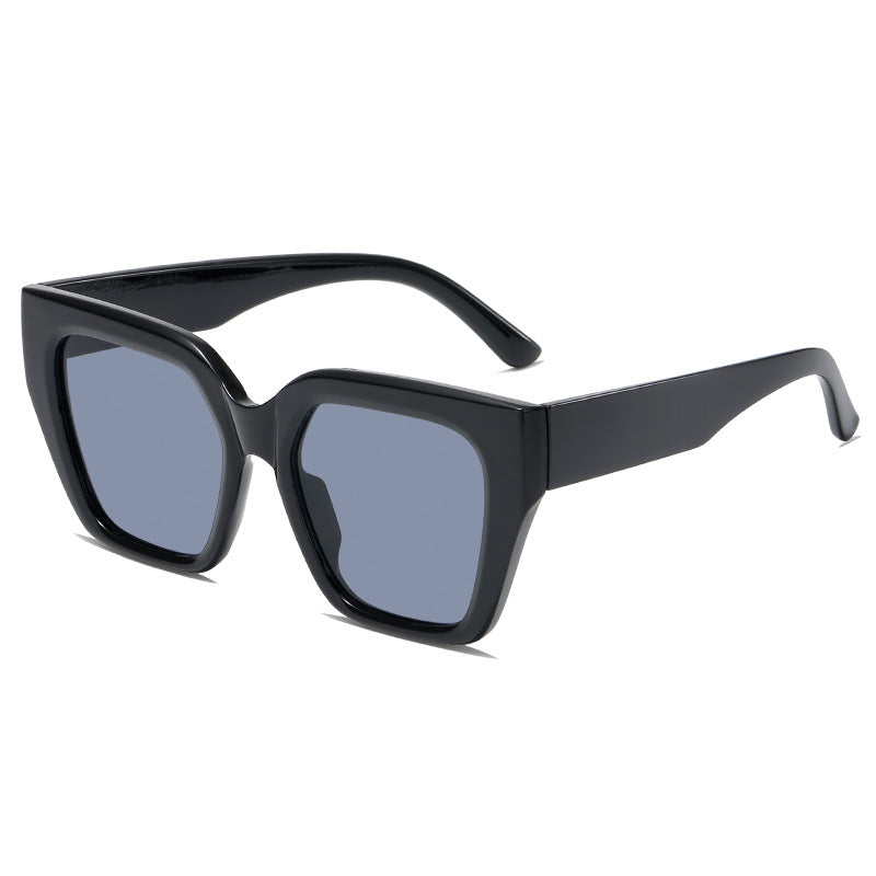 Damen modische Übergroße Sonnenbrille mit tierischem Muster Karnz
