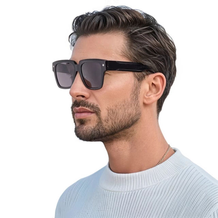 Damen Oversized Designer-Sonnenbrille mit stilvollem Rahmen und schützendem UV-Filter Karnz