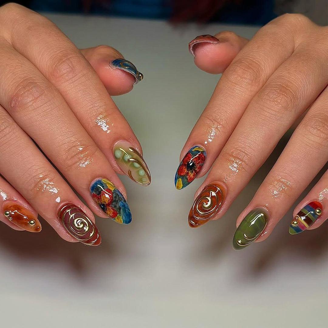 Künstliche Nail Art Karnz