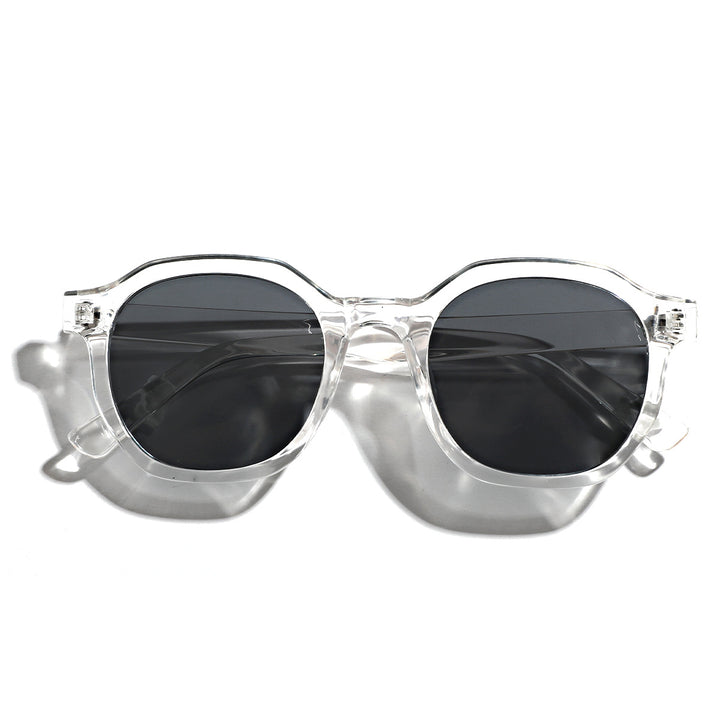 Damen stilvolle Sonnenbrille im modernen, kantigen Design Karnz