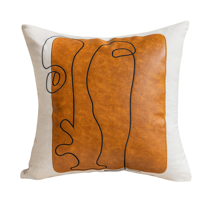 Kuschelkissen mit luxuriösem Fellbezug