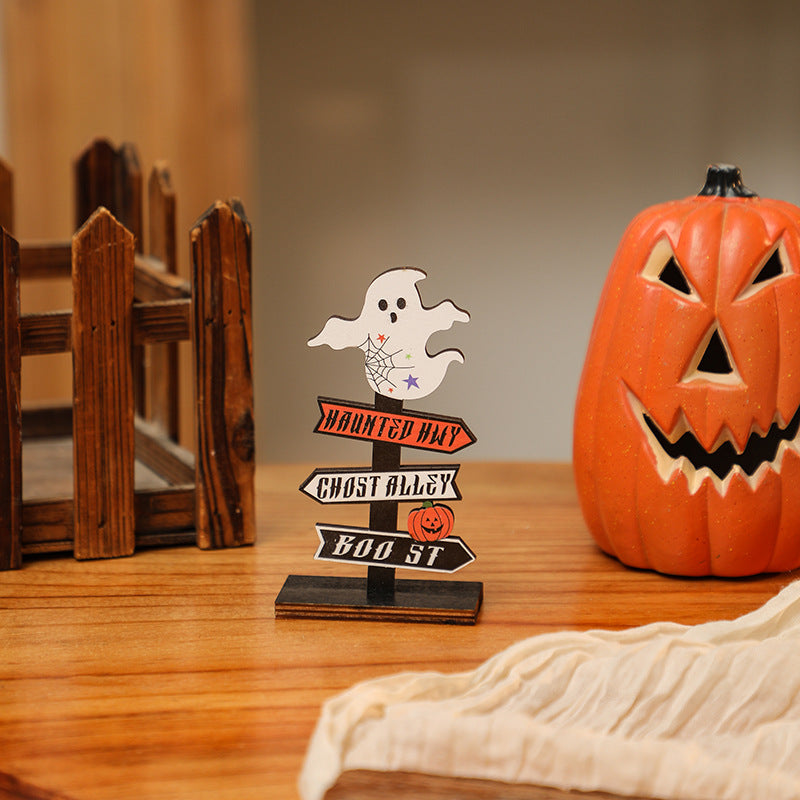 Kreative Halloween Deko-Schild mit Kürbis-Motiv Karnz