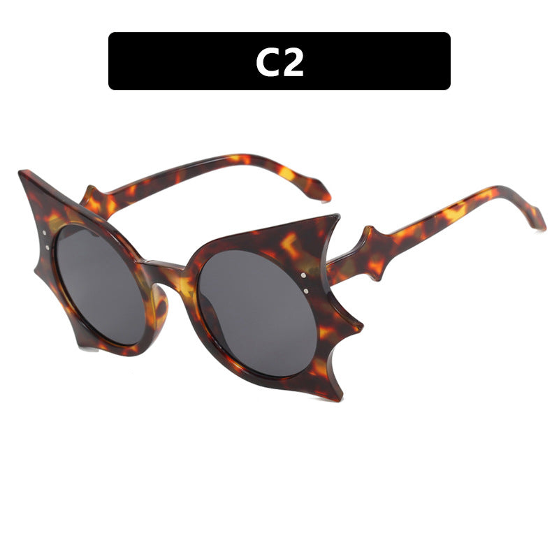 Damen extravagante Cat-Eye Sonnenbrille mit auffälligem Rahmen Karnz