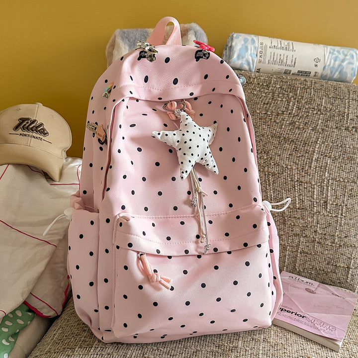 Polka Dot Leichter Rucksack Karnz
