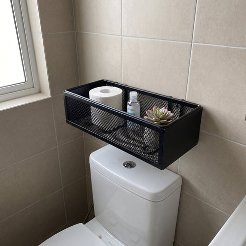Über-Toiletten-Wassertank hängendes Netzablage-Regal Organizer