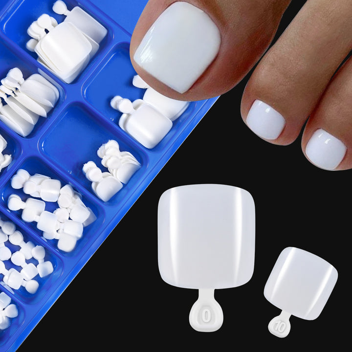 Premium Soft Gel Fußnagelspitzen Set Karnz