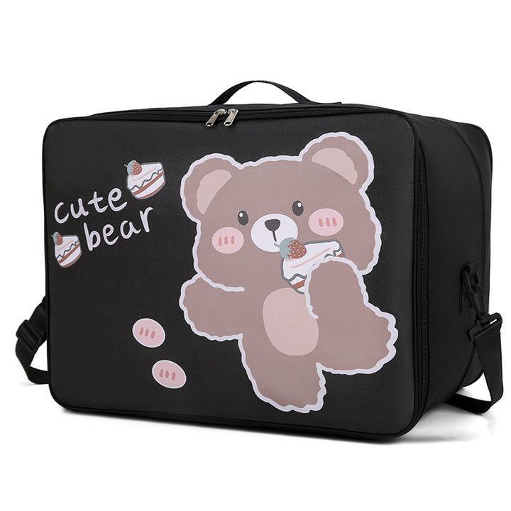 Niedlicher Cartoon-Bär-Print Reise-Organizer