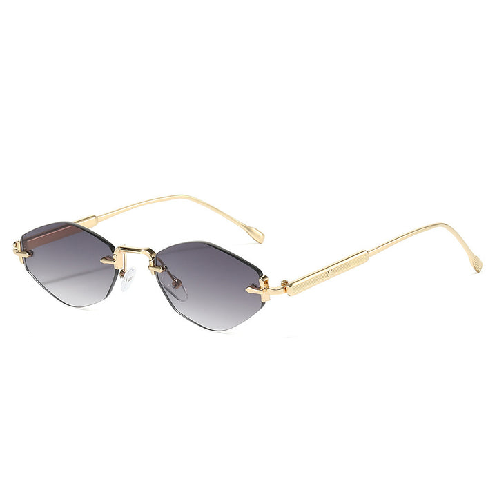 Chic Winkel Katzenaugen-Sonnenbrille Karnz