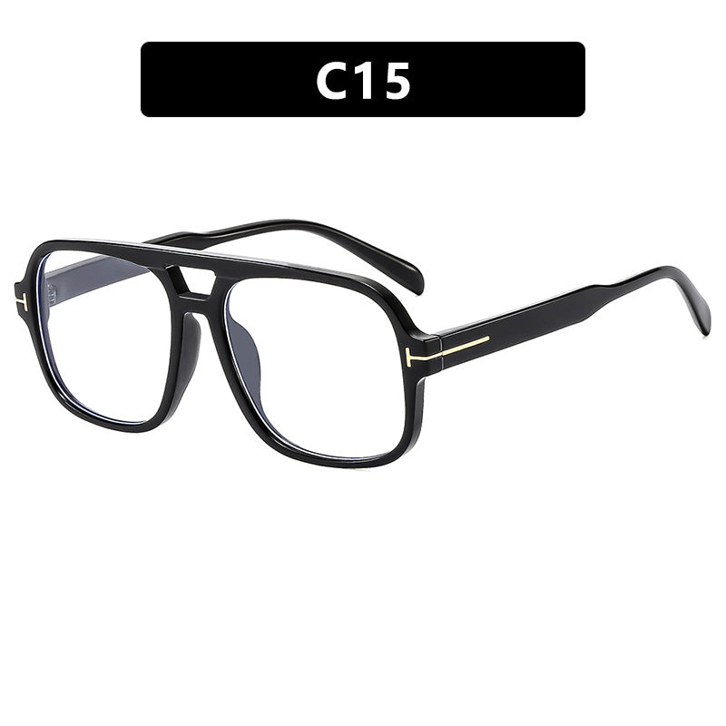 Damen quadratische Designerbrille mit filigranem Rahmen und modernem Kunststoffmaterial Karnz