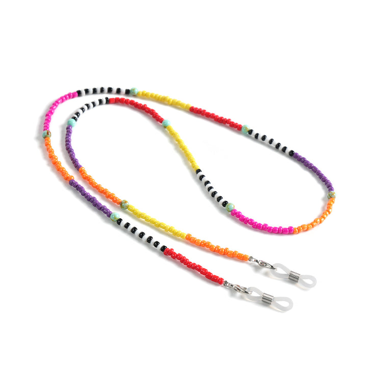 Bunte handgefertigte Perlen-Brillenband Karnz