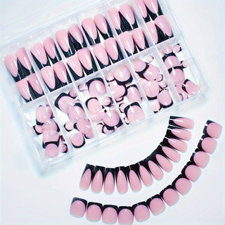 Stylisches Press-On Nagelkunst Set Karnz