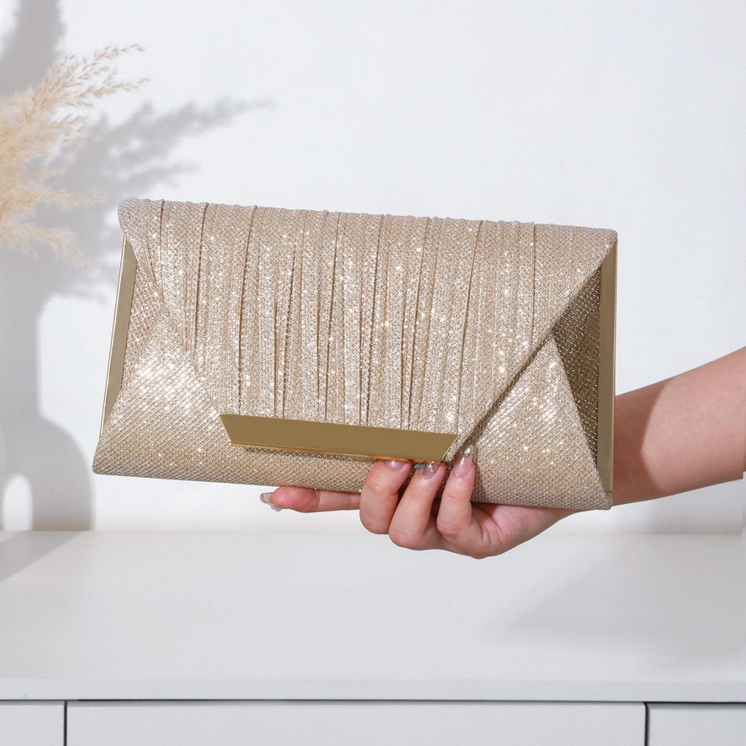 Metallic Abend-Clutch