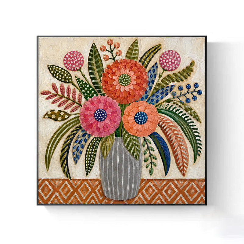 Florale dekorative Leinwandkunst