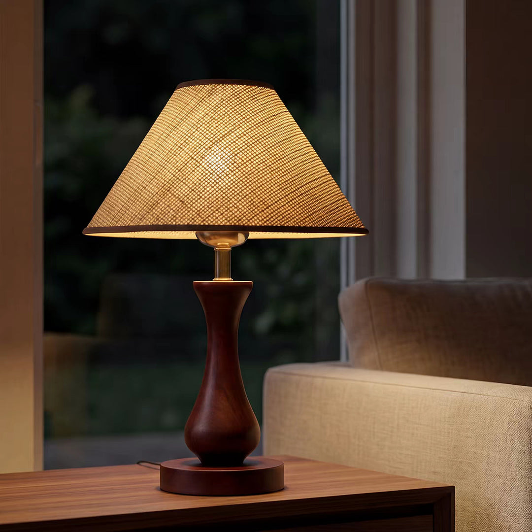 Florale Akzent Tischlampe