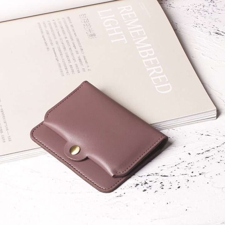 Minimalist Leder Kartenhalter
