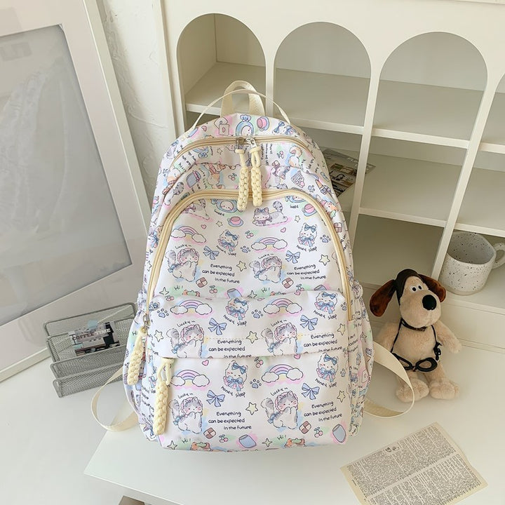 Niedlicher Charakterdruck-Rucksack