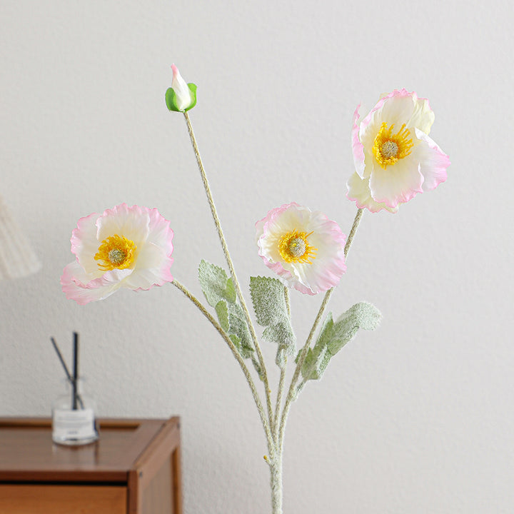 Dekorativer Kunst-Mohnblumenstrauß Karnz