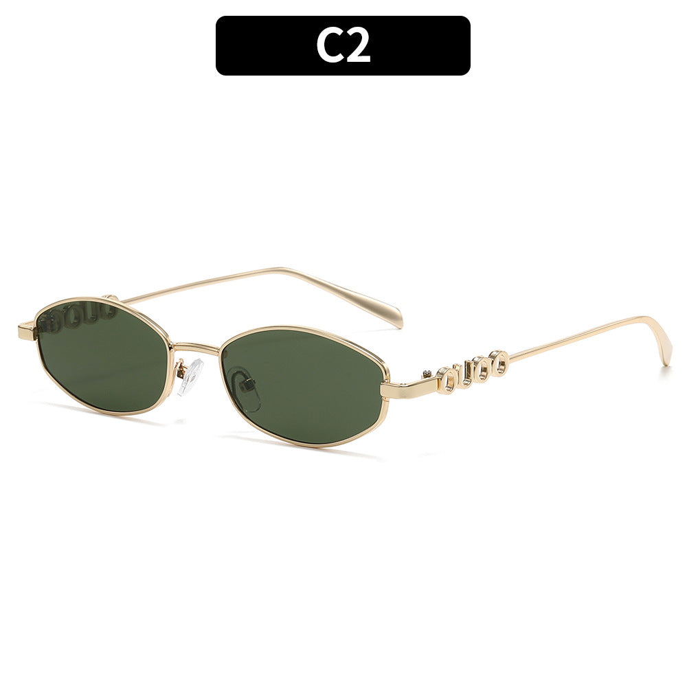 Elegante geometrische Sonnenbrille