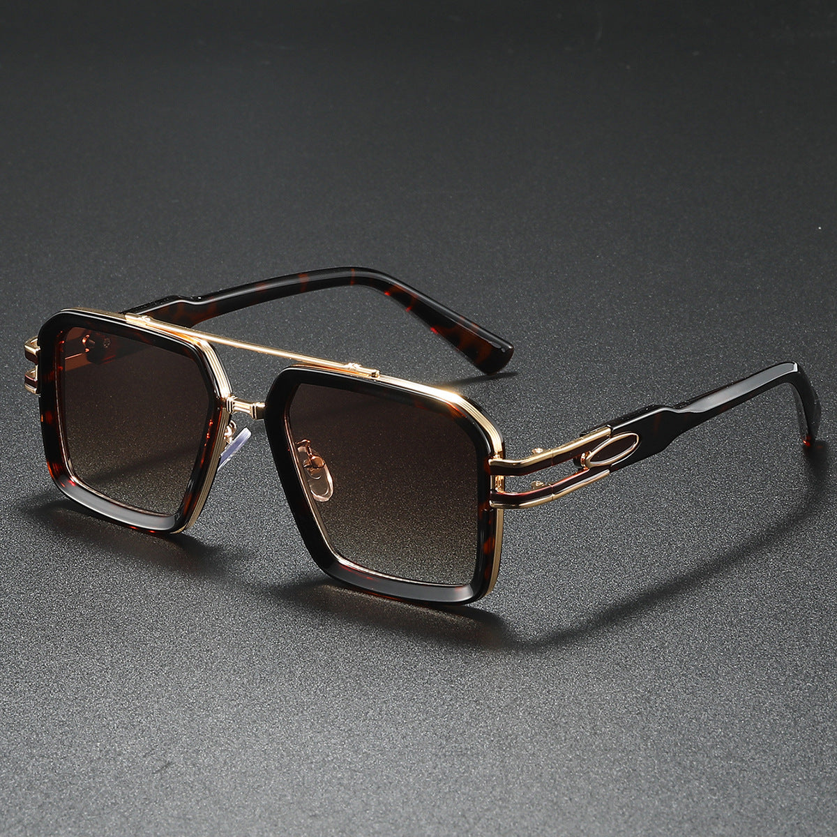 Damen modische Sonnenbrille im modernen kantigen Design Karnz