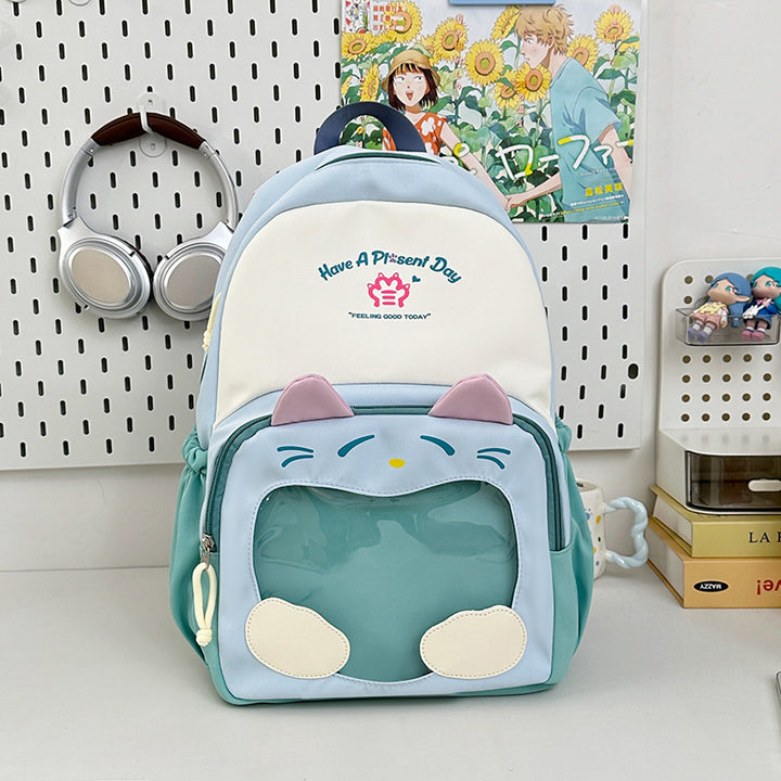 Süßer Katzen-Themen Rucksack Karnz