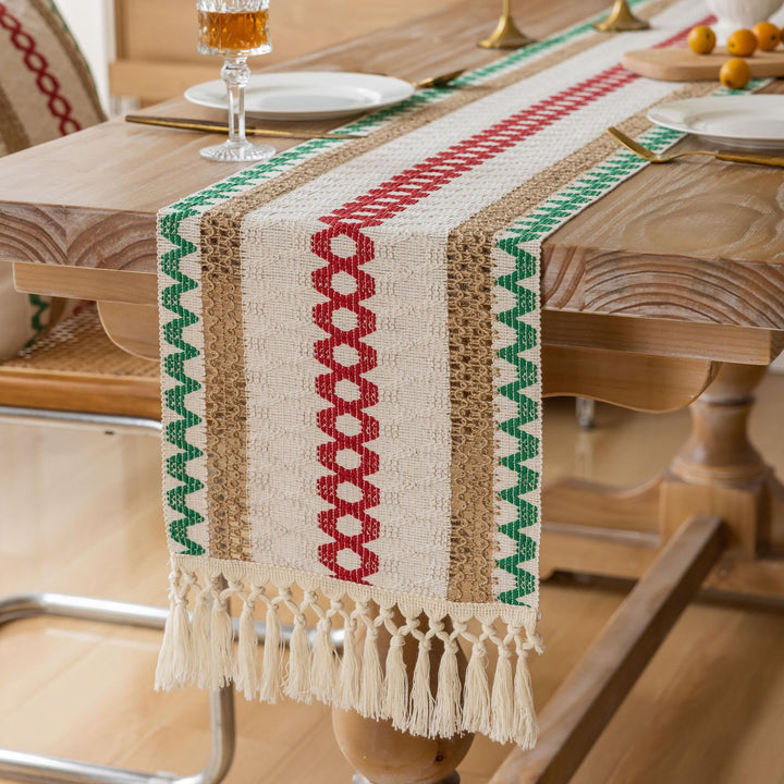 Bohemian Stil Fransen Tischdecke