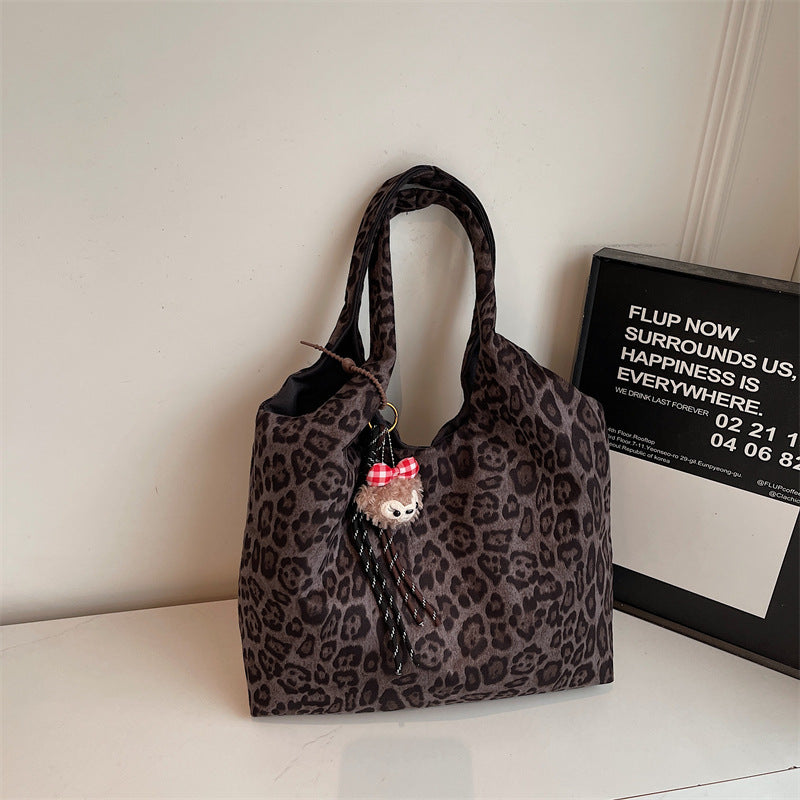 Modische Leopardprint-Shopper-Tasche Karnz