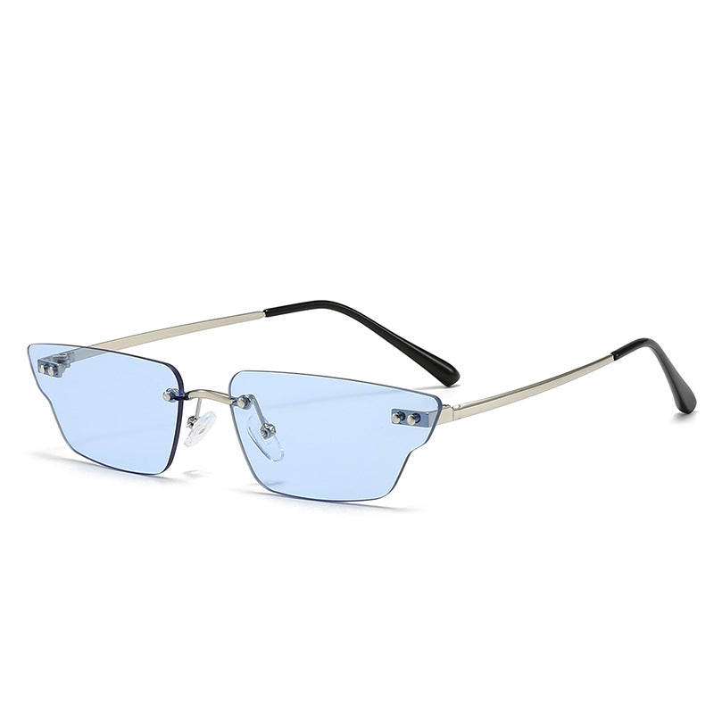 Damen futuristische geometrische Sonnenbrille Karnz