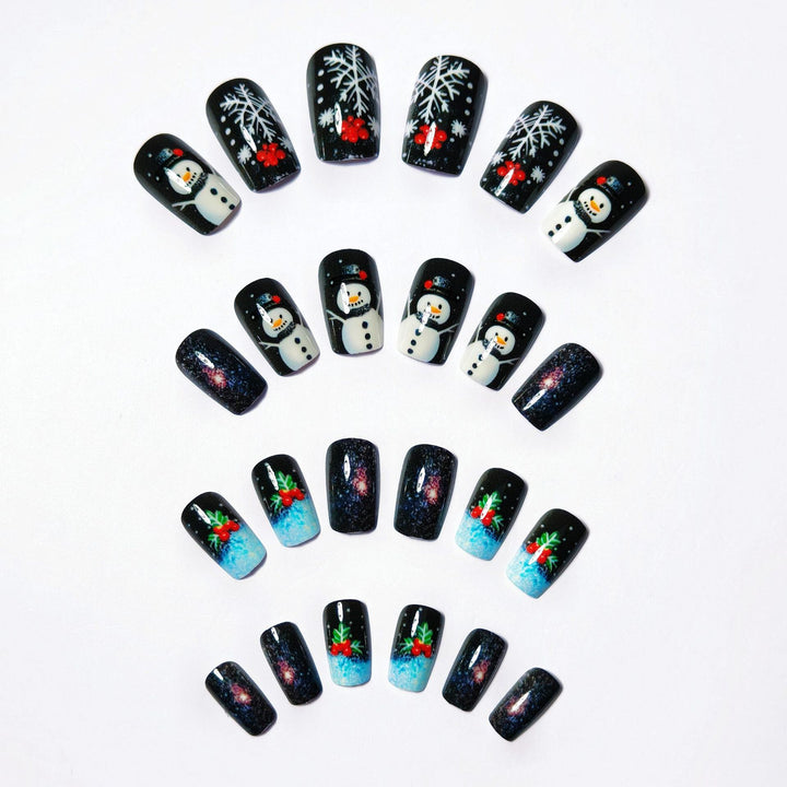 Winterliche Nagelkunst Karnz