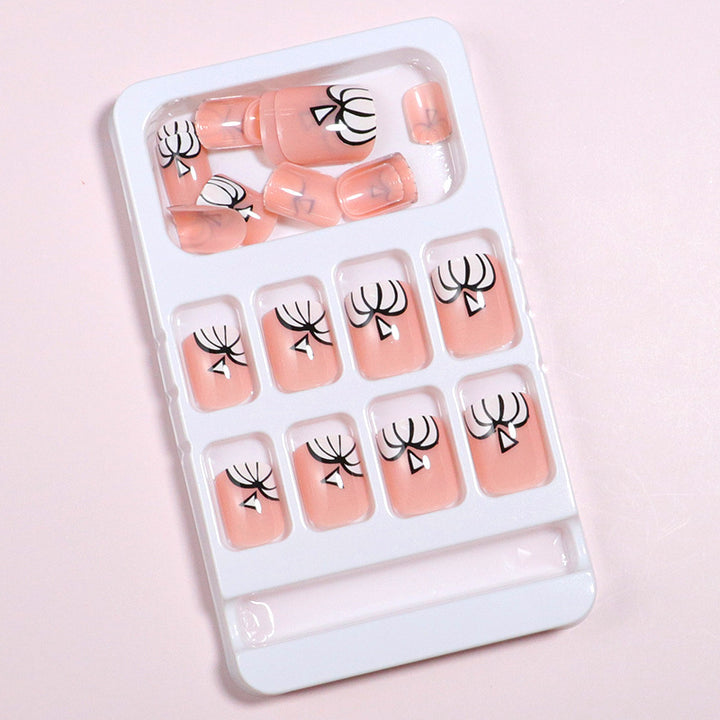 Künstlerisches Halloween-Themen Press-On Nagelset Karnz 1787225300