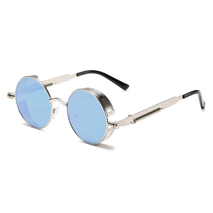 Retro-Runde-Fassung-Sonnenbrille Karnz