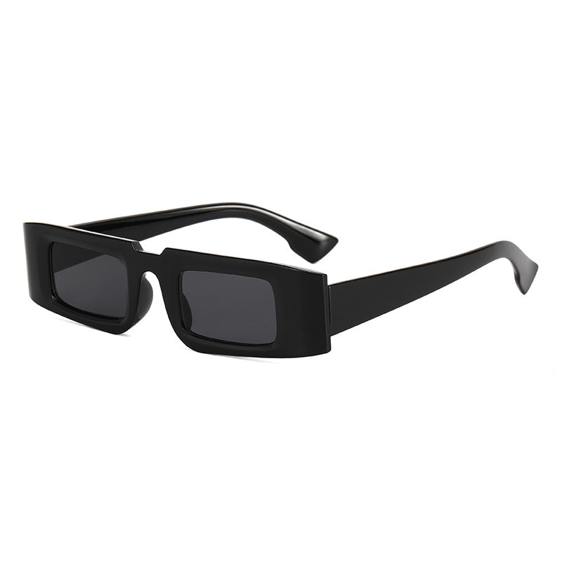 Damen Modische quadratische Sonnenbrille mit animalischem Muster Karnz