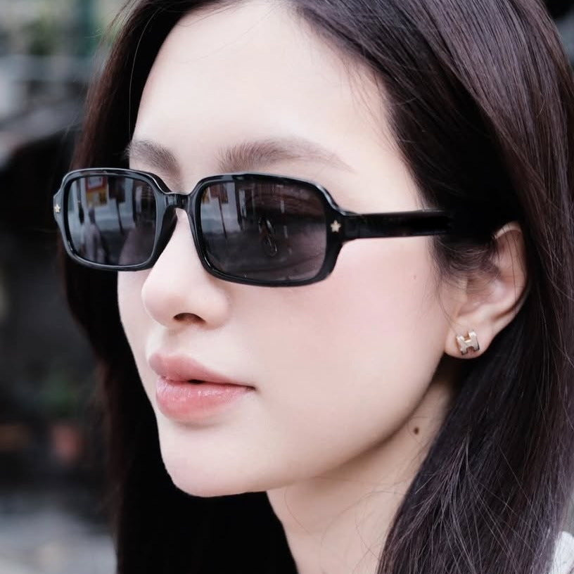 Damen modische Rechtecksonnenbrille mit herausragendem Design und schützendem UV-Filter Karnz