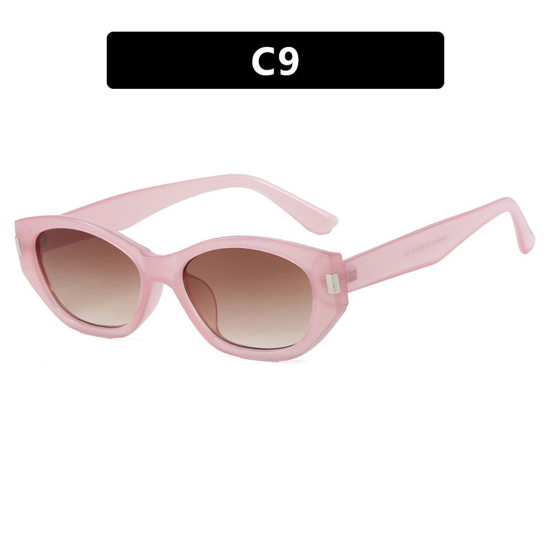 Damen modische Katzenaugen-Sonnenbrille mit eleganten Gläsern Karnz