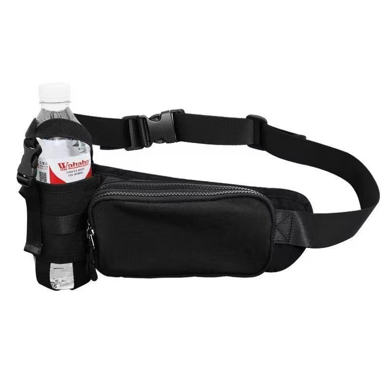 Unisex Multifunktionale Gürteltasche mit Wasserflaschenhalter und verstellbarem Gurt Karnz